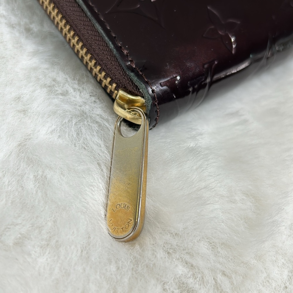 Louis Vuitton Monogram Vernis Amarante zippy wallet - Picture 11 of 13